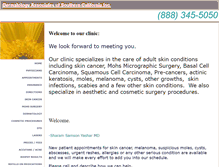 Tablet Screenshot of dermgroup.com